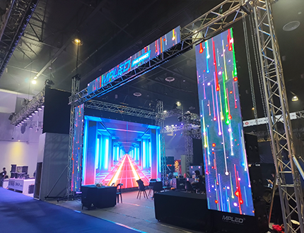 MPLED stage rental led screen wall